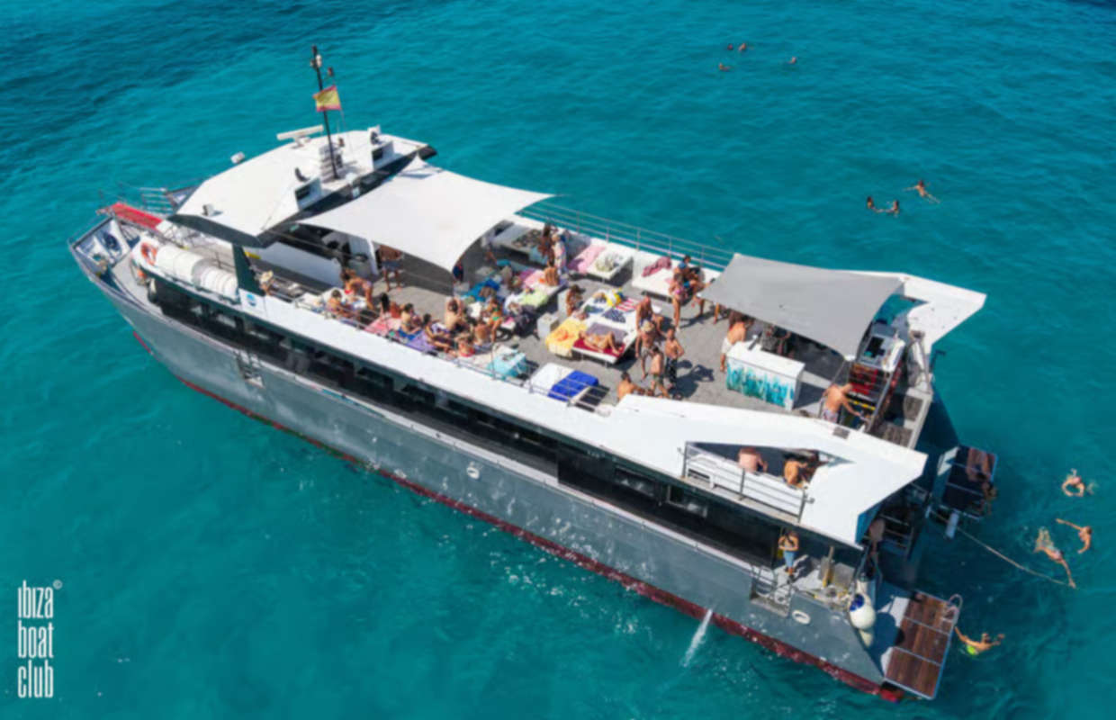 Sunset Ibiza Boat Party at Ibiza Boat Club with Open Bar